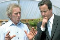 Paul Eustice with David Cameron in 2009